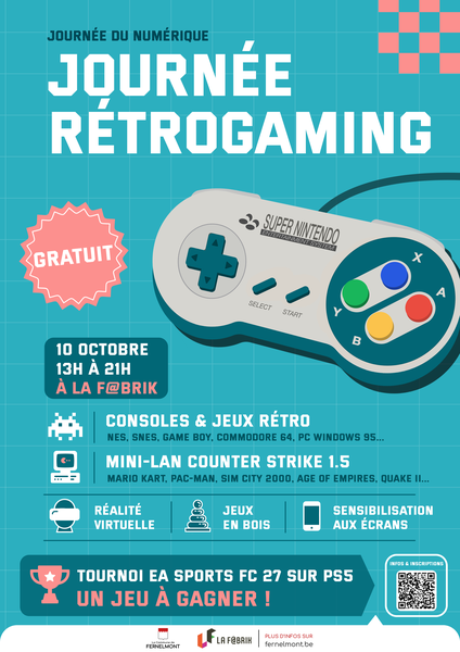 Affiche Retrogaming 3 Affiche V6