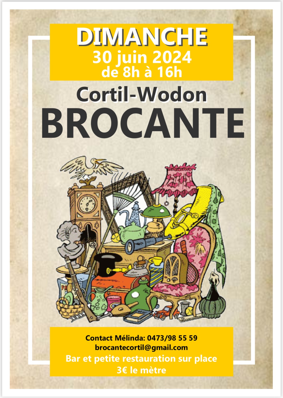 Brocante à Cortil-Wodon — Commune de Fernelmont